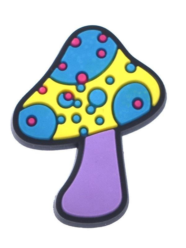 Cute Mushroom Themed Shoe Charm, Fashionable Novelty Shoes Decorations for Clogs, Shoes DIY Accessories for Women & Men