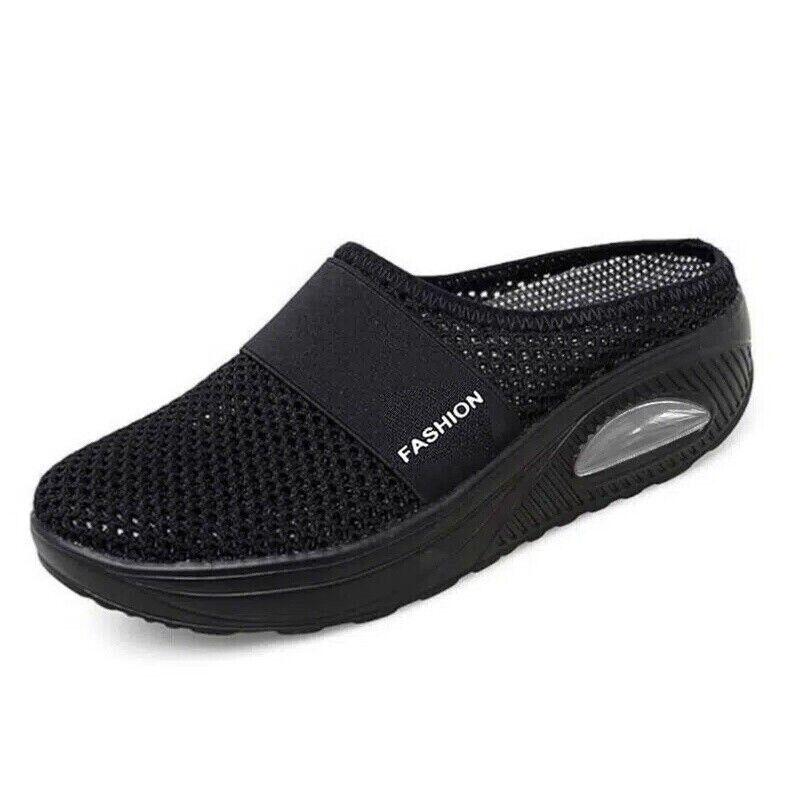 Women's Cushion Slip-on Walking Shoes Orthopedic Very Comfortable Walking