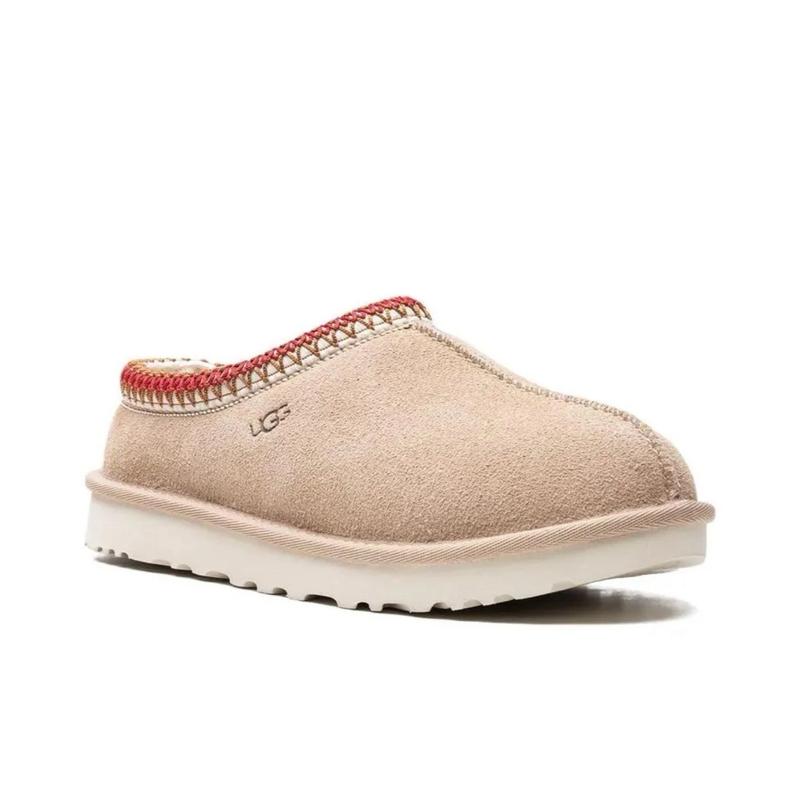 UGG Tasman Slipper Sand Dark Cherry Women’s Trendy Comfy Daily Footwear Girl Walking Shoes