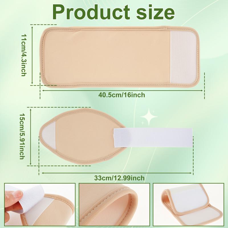 3Pcs Essential Oil Foot Wrap Reusable Hand and Leg Oil Wrap Mess-Free Foot Essential Oil Pack Adjustable Soft Flannel Cloth Oil Pack Leak-Proof Oil Pack for Leg Foot Relaxation Men Women