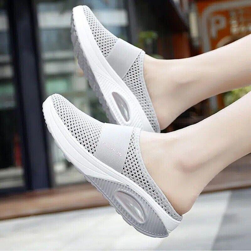 Women's Cushion Slip-on Walking Shoes Orthopedic Very Comfortable Walking