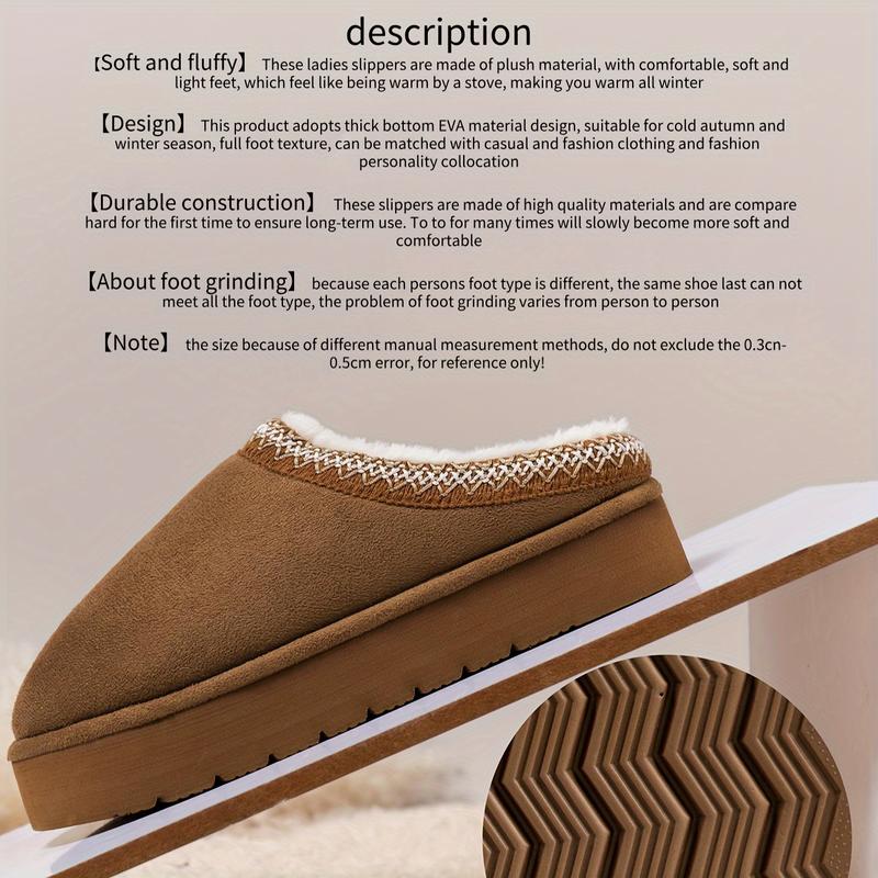 Women's Comfortable Slip-on Flat Shoes-Casual Indoor and Outdoor Shoes, Soft Soles, Plush Lining and Non-Slip Eva Sole