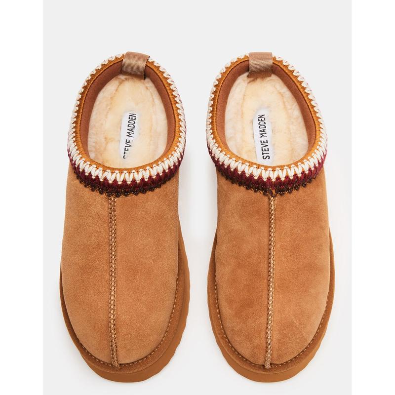 Steve Madden SELENA COGNAC Flats