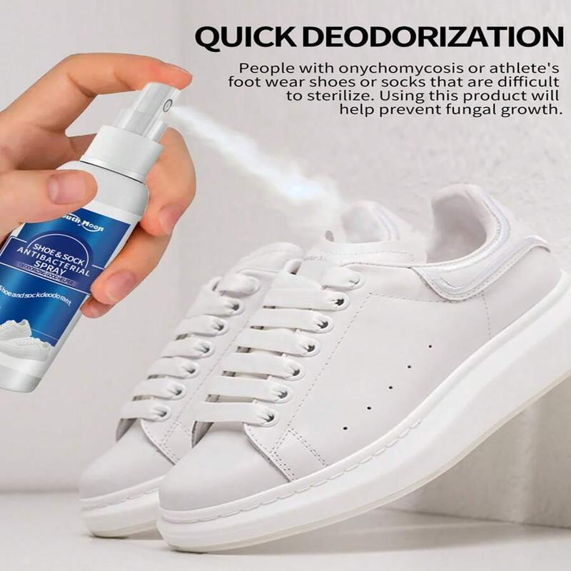 Shoe Deodorant Spray, 1 Count 2 Counts Portable Shoe & Sock Deodorant Spray, Household Foot Odor Remover Spray for Indoor & Outdoor