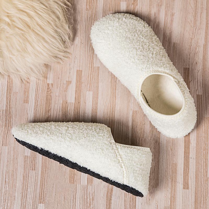 Winter Casual Cotton Shoes Home Non-Slip Slippers Warm Shoes Walking Shoes Casual Shoes Light and Soft Soles