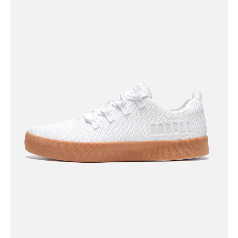 NOBULL Women's Recs Shoe in White Gum - Casual Sneaker, Training Footwear