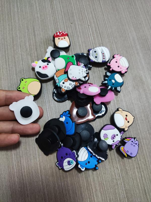 30pcs Cute Cartoon Pig Shaped Shoe Decoration for Clogs, Animal Design Shoe Charm for Party, Cute All-match Clogs Shoes Accessories for Daily Wear