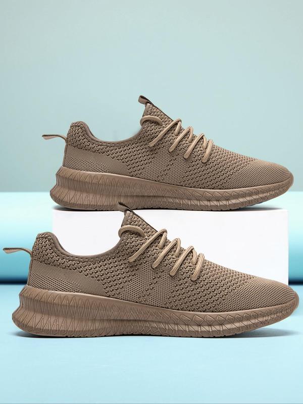 Women's Fashionable Lace Up Mesh Sneakers, Casual Breathable Lightweight Soft Sole Sports Running Shoes, All-match Round Toe Minimalist Sneakers for Daily Wear