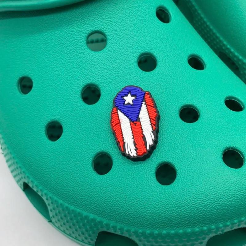 Puerto Rico Croc Charms