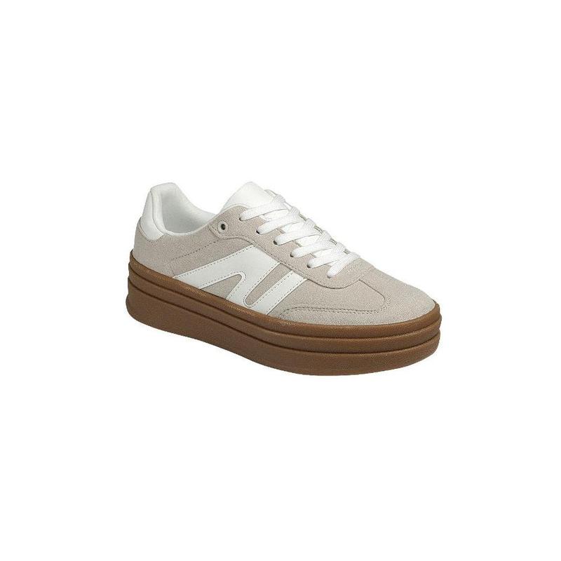 Pulse - Platform Sole Lace Up Sneakers For Women