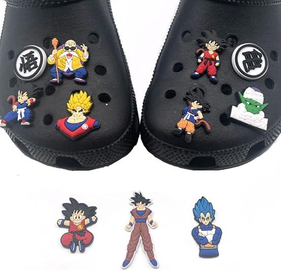 Dragon Ball Z Shoe Charm for Crocs Bracelet Clog Shoes Decorations Party Gifts Bedroom Comfort Footwear