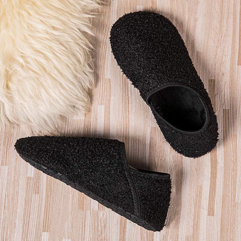 Winter Casual Cotton Shoes Home Non-Slip Slippers Warm Shoes Walking Shoes Casual Shoes Light and Soft Soles