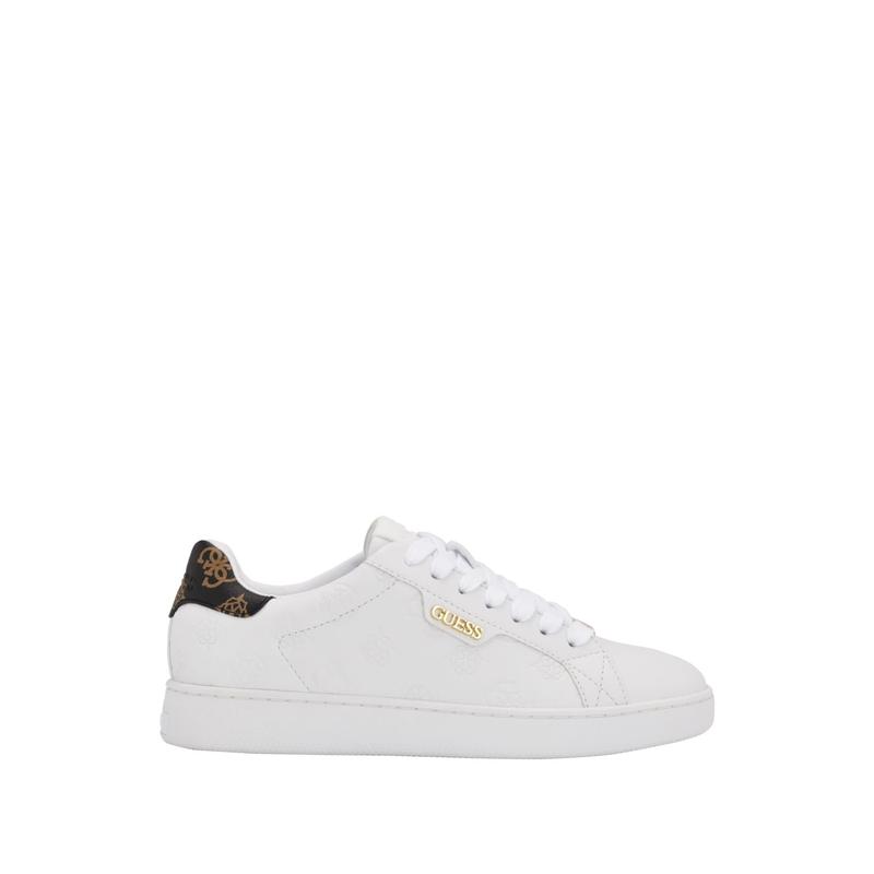 GUESS Female Renzy Debossed Logo Low-Top Sneakers