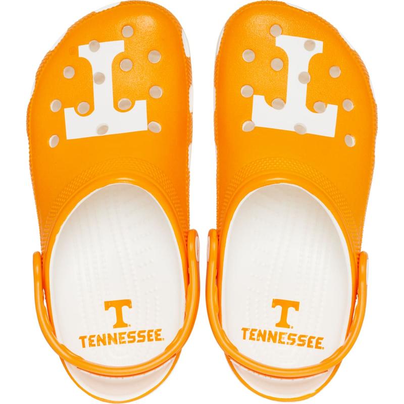 Crocs Unisex Adult Tennessee Volunteers Classic Clogs, Collegiate Football Fan Gear