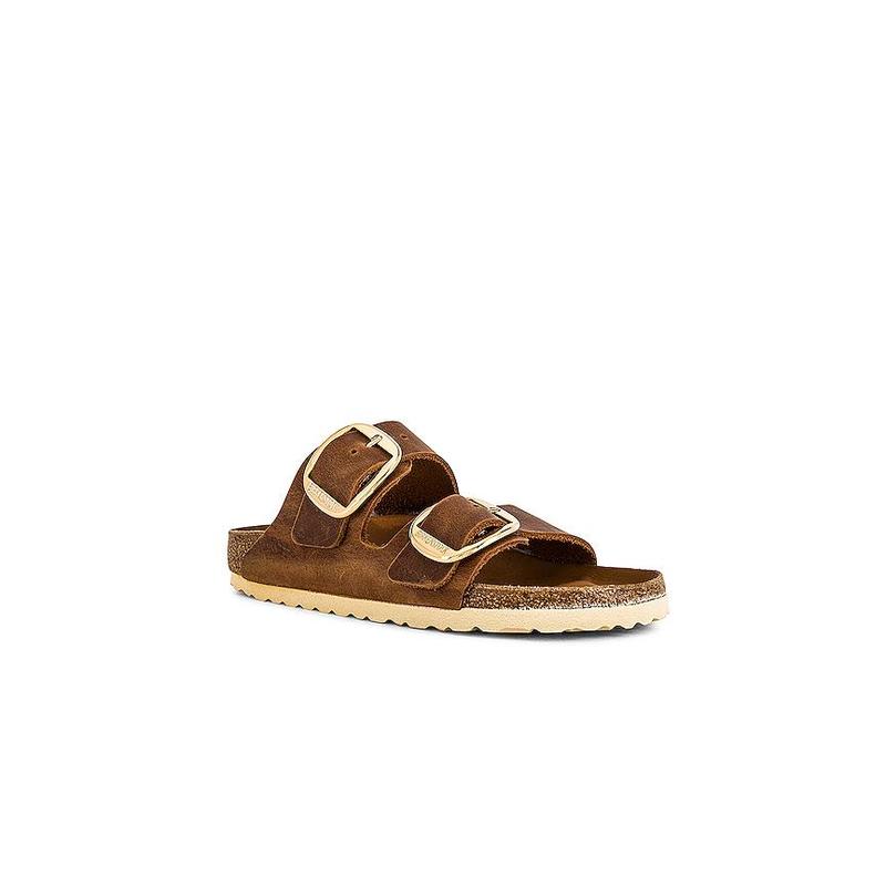 BIRKENSTOCK Arizona Big Buckle Sandal in Cognac