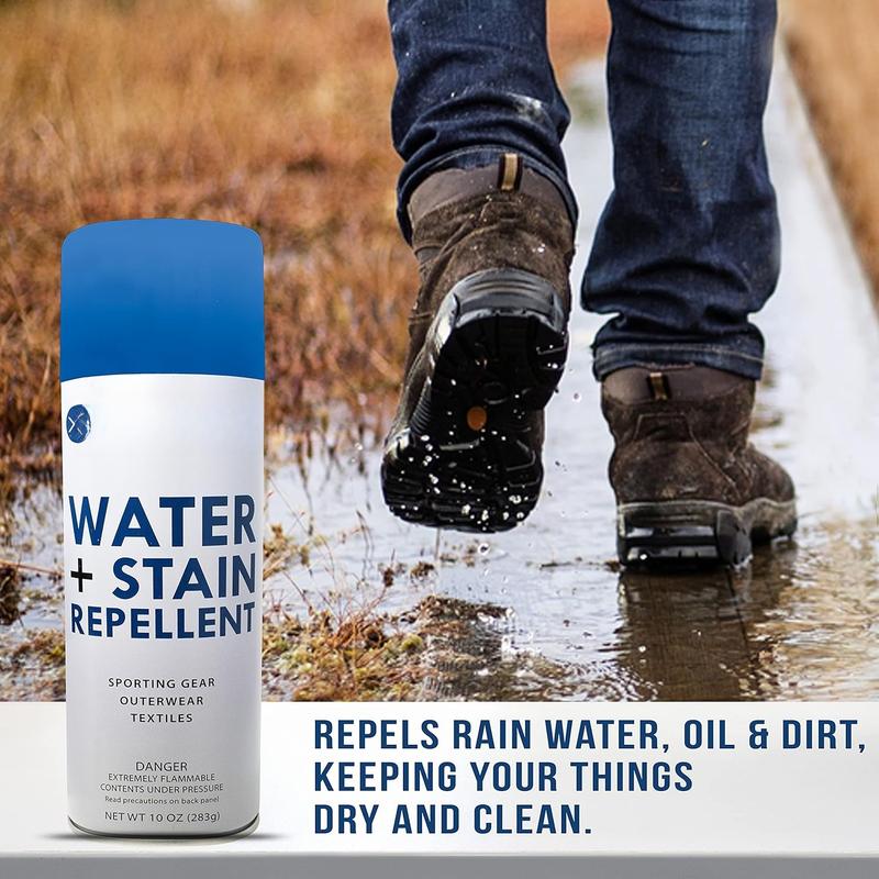 Water + Stain Repellent Spray - Shoe, Boot and Apparel Waterproof - 10 oz