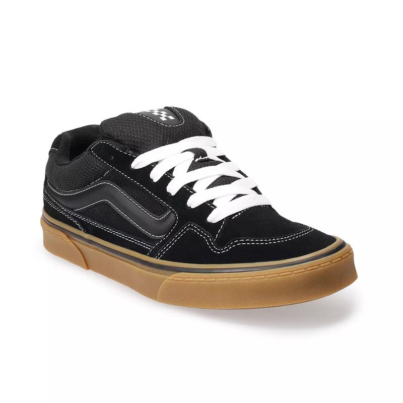 Vans Caldrone Suede Mesh Men's Shoes - Durable and Breathable - Boy, Closed