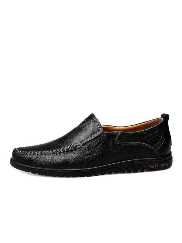 Men's Business Formal Loafer Shoes, Fashionable Comfortable Soft Sole Slip-on Shoes for Daily Wear, Lightweight Breathable Shoes for Men