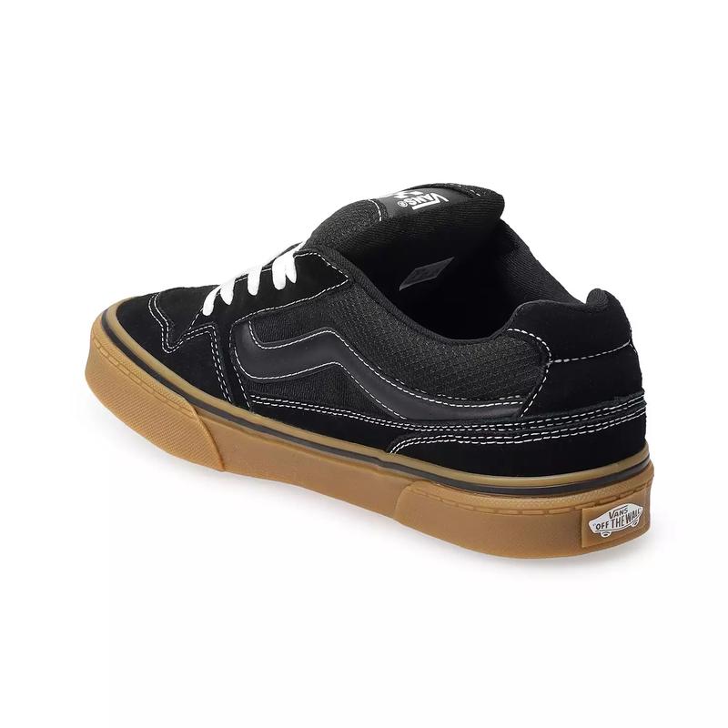 Vans Caldrone Suede Mesh Men's Shoes - Durable and Breathable - Boy, Closed