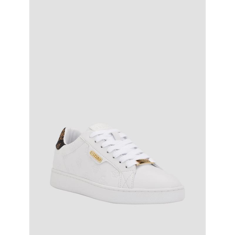 GUESS Female Renzy Debossed Logo Low-Top Sneakers