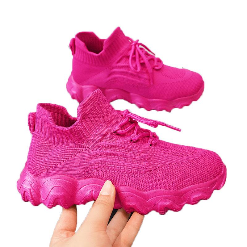 2025 Womens Ladies Walking Tennis Shoes Slip on Lightweight Casual Running Sneakers Soft Sole Comfortable Trainers running shoes knit sport sporty lace Women's Breathable athletic sneaker Sports Shoes Walking Shoes Training Footwear Runner