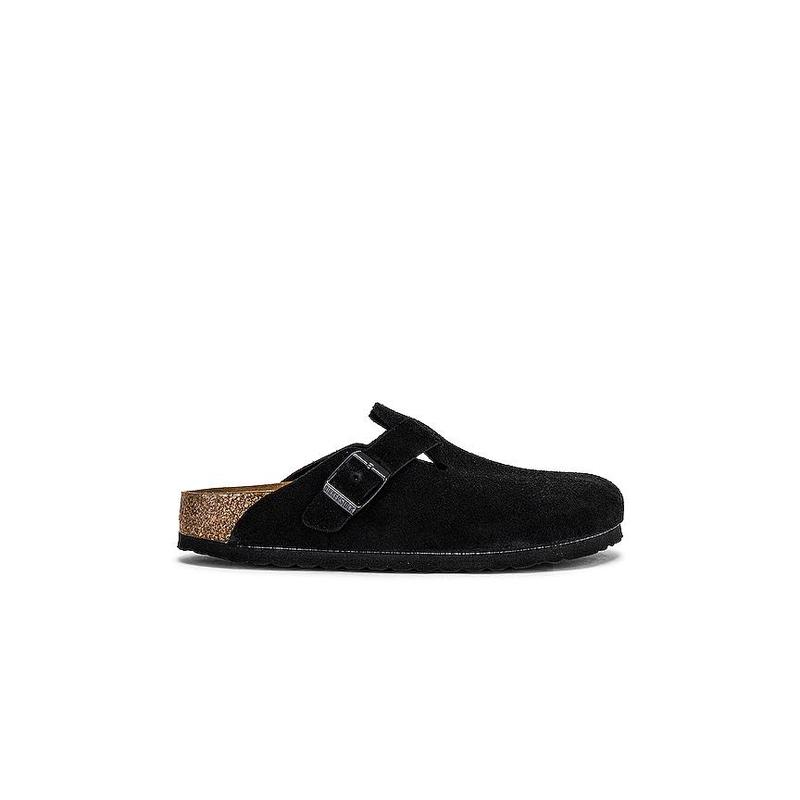 BIRKENSTOCK Boston Soft Footbed Clog in Black