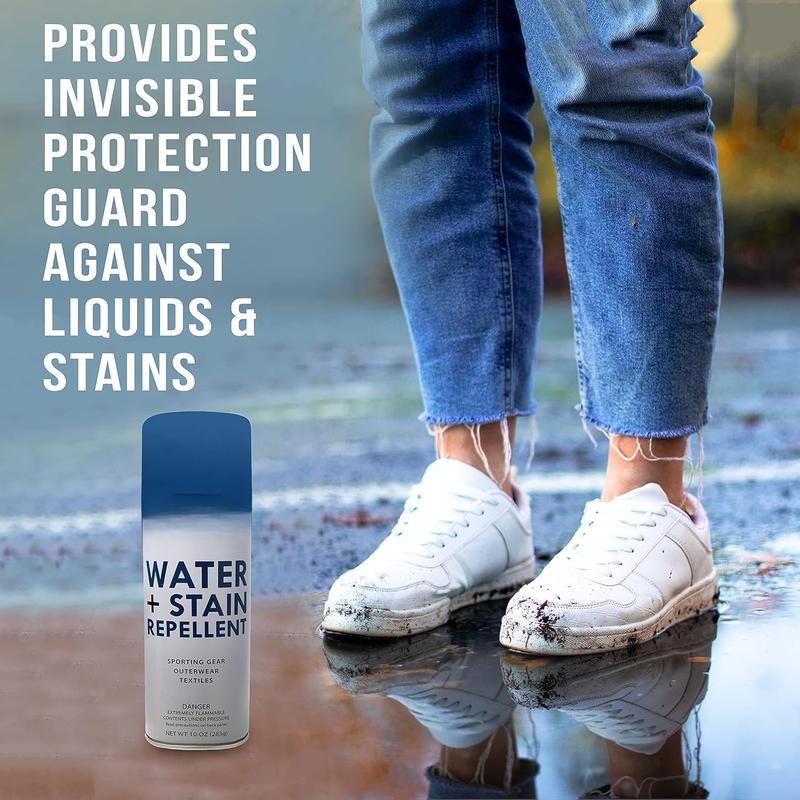 Water + Stain Repellent Spray - Shoe, Boot and Apparel Waterproof - 10 oz