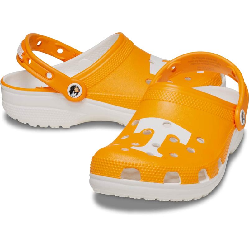 Crocs Unisex Adult Tennessee Volunteers Classic Clogs, Collegiate Football Fan Gear