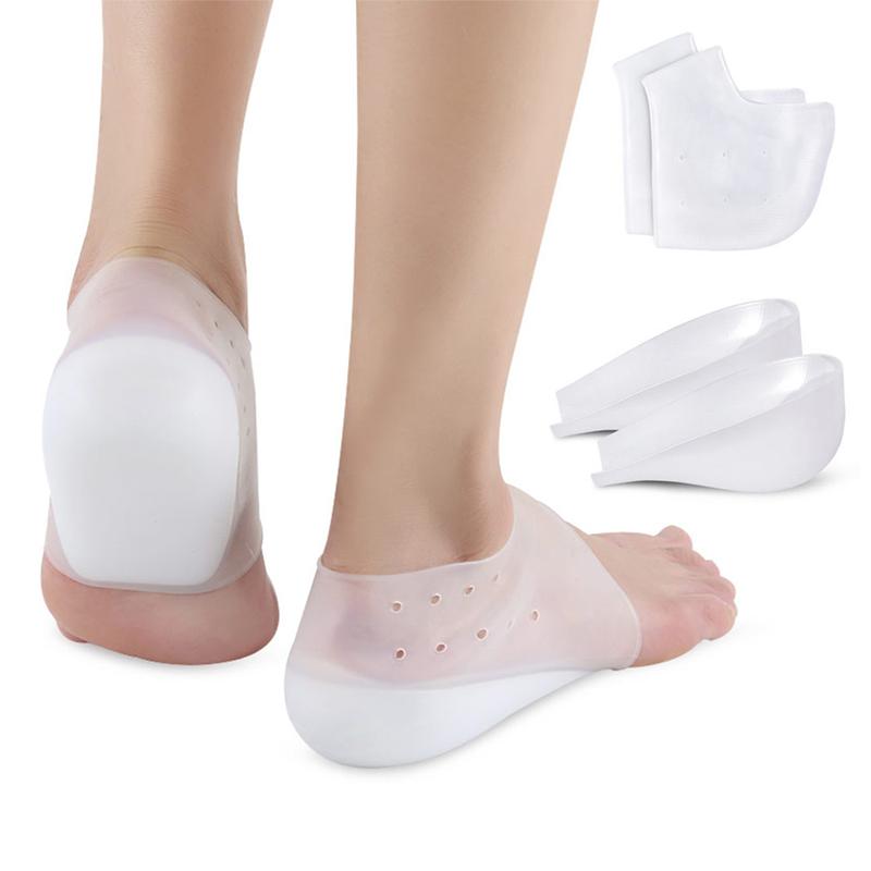 silicone heel protectors Invisible Inner Insole Height Increase Insoles 2.5cm Height Invisible Shoe Lifts Arch Inserts Footwear Comfort