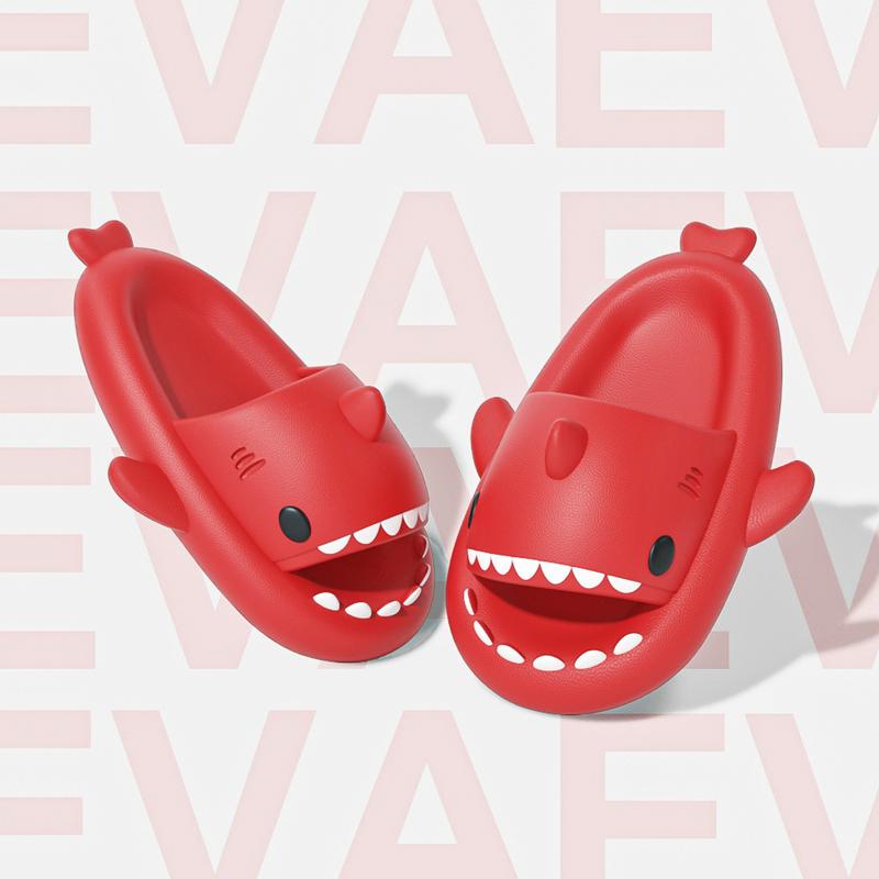 Women's & Men's Shark Slides Unisex Cloud Slippers Adult Novelty Beach Sandals with Thick Sole