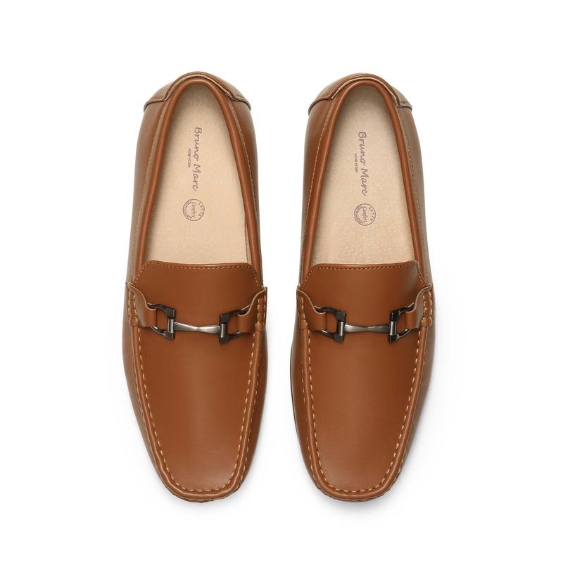 Bruno Marc Men's Classic Casual Horsebit Loafers