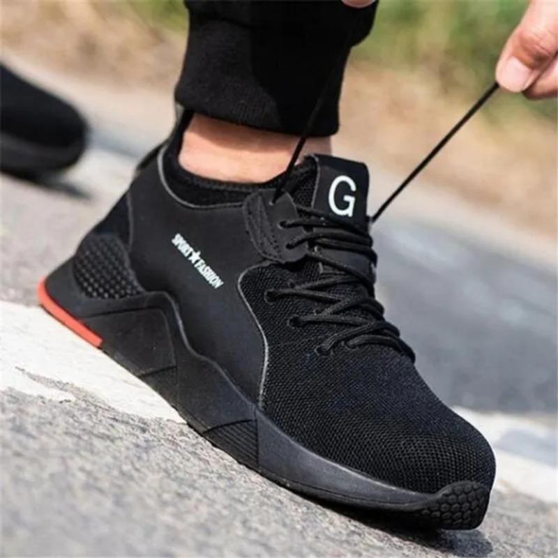 New Steel Toe Shoes Fiber Safety Shoes Breathable Steel Toe Work Shoes for Men