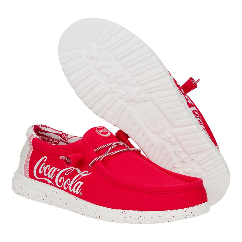 HEYDUDE X Coca-Cola - Mens Comfortable Slip on Shoes