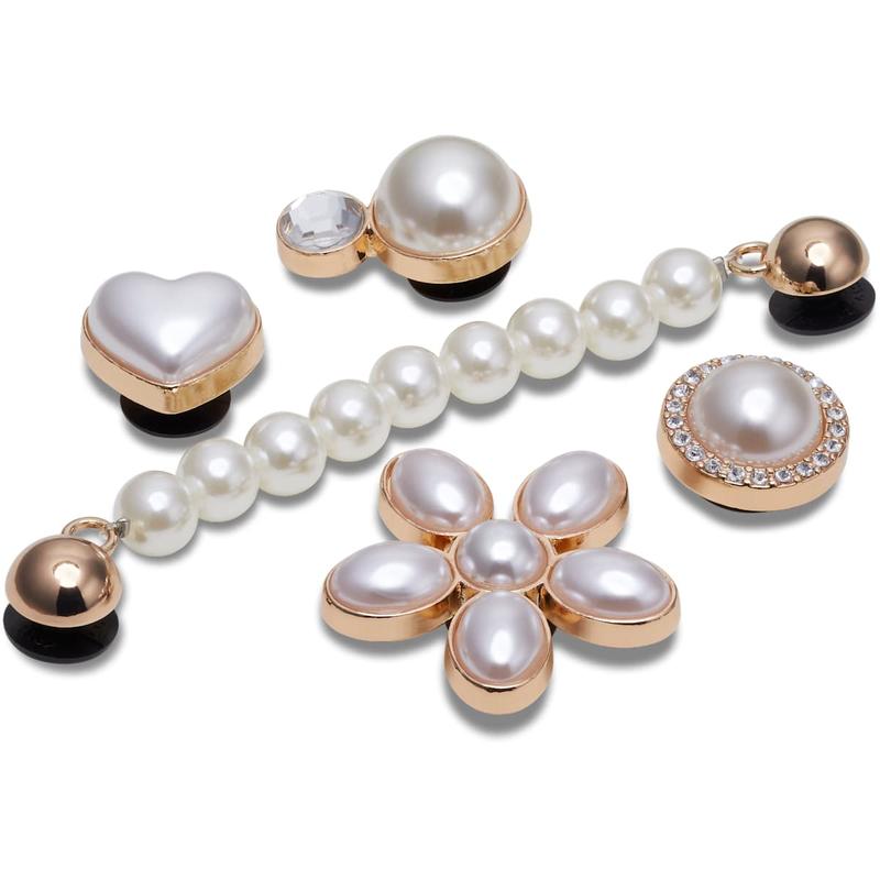 Crocs Jibbitz Dainty Pearl Jewelry Jewelry Shoe Charms 5-Pack