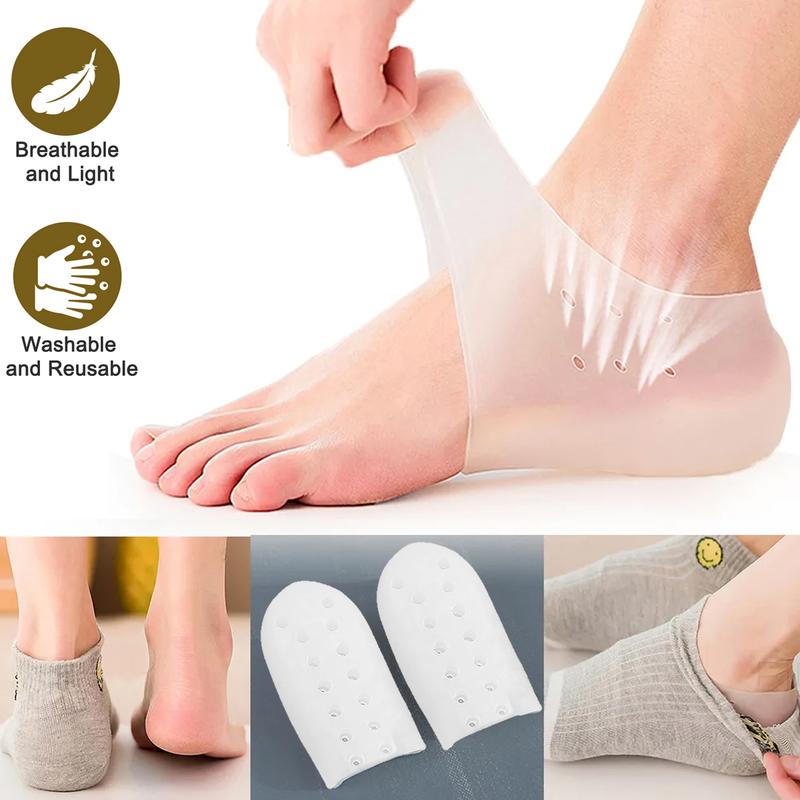 silicone heel protectors Invisible Inner Insole Height Increase Insoles 2.5cm Height Invisible Shoe Lifts Arch Inserts Footwear Comfort