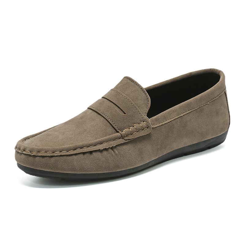 Mens Comfy Penny Loafer Moccasins-Hot Faux Suedde, No-Slip Sole, Slip-On Design, Breathable, Comfortable, Casial Drive Shoes for Women-Ideal for Daily Wear