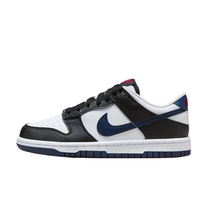 Nike Dunk Low Black White Midnight Navy USA Youth   Women’s Perfect Fashion Daily Footwear Sneakers Shoes Walking Shoes Running