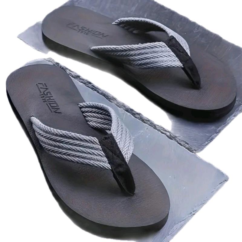 Women's   Men's  Slipper Causal Solid Color Quick Drying Flip Flops, Slip On Slide Sandals, Summer Lightweight Beach Shoes