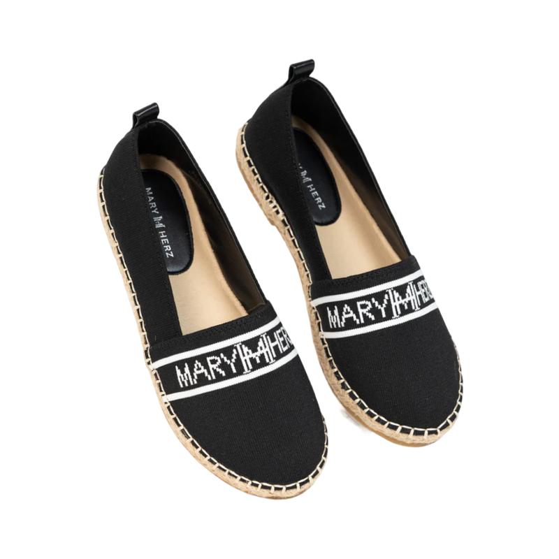 MHS-COTTON LOGO ESPADRILLES WOMEN'S SHOES