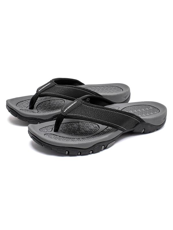 Men's Casual Breathable Flip Flops, Summer Trendy Open Toe Slippers, Fashionable Slippers for Indoor & Outdoor Sandal, Comfort Footwear for Boy