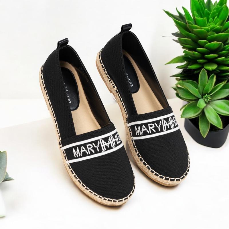 MHS-COTTON LOGO ESPADRILLES WOMEN'S SHOES