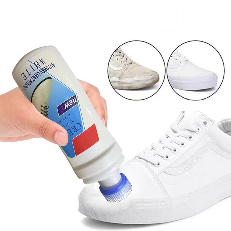 White Shoe Cleaning Kit, Shoe Cleaner, 1 Count Shoe Whitener, Shoe Brush, Suitable for Cleaning Sneakers