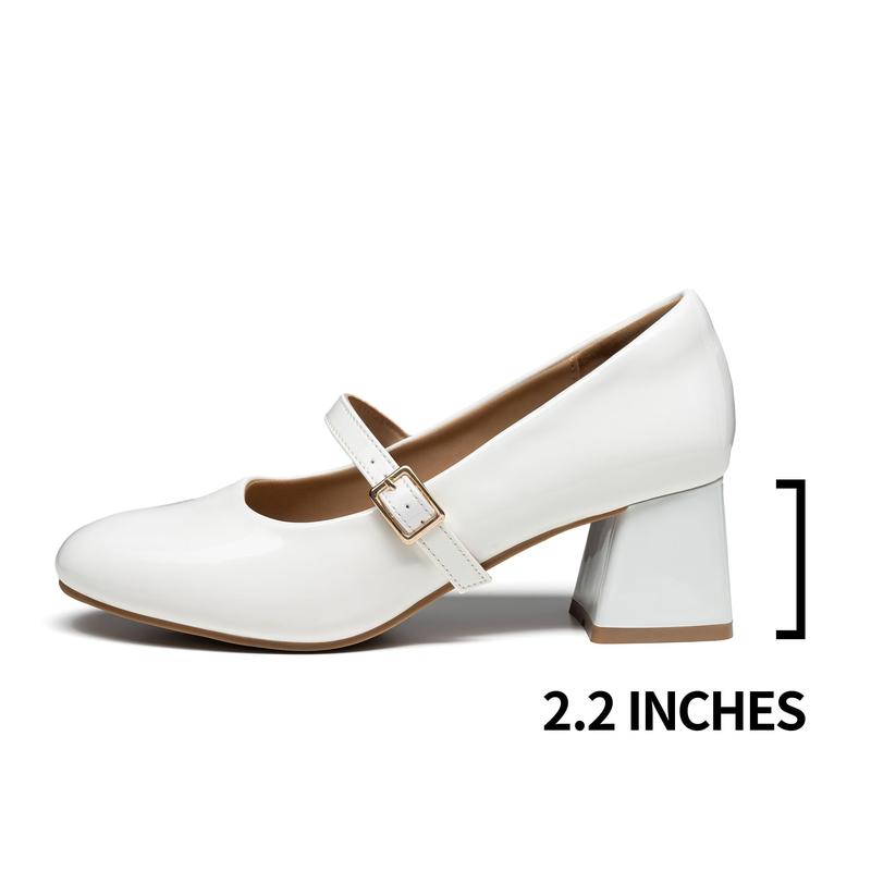 Trary Mary Jane Shoes Women, Chunky Mary Janes Heels for Women Shoes Dressy Casual, Dress Shoes for Women Block Heels Closed Toe Mary Jane Pumps