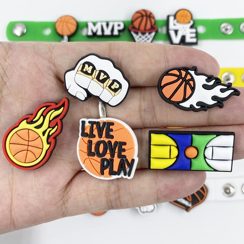 25PCS Basketball Shoe Charms PVC Charms for Shoes Decoration Charms