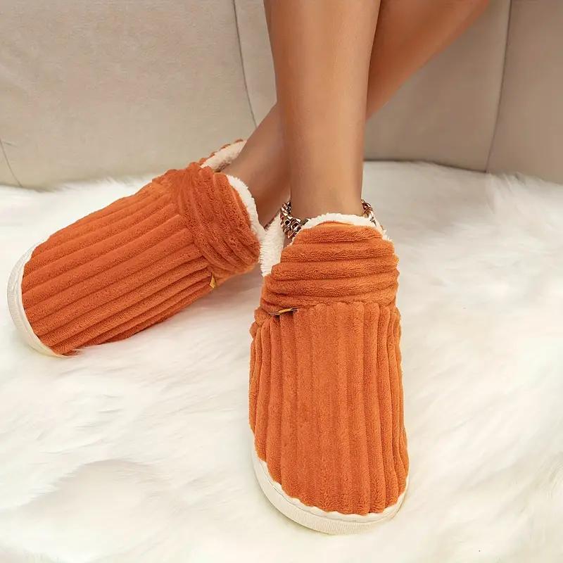 Women's Fuzzy Cozy Slippers Indoor Outdoor Fluffy Home Comfy Winter Cute Warm Memory Foam Furry Shoes