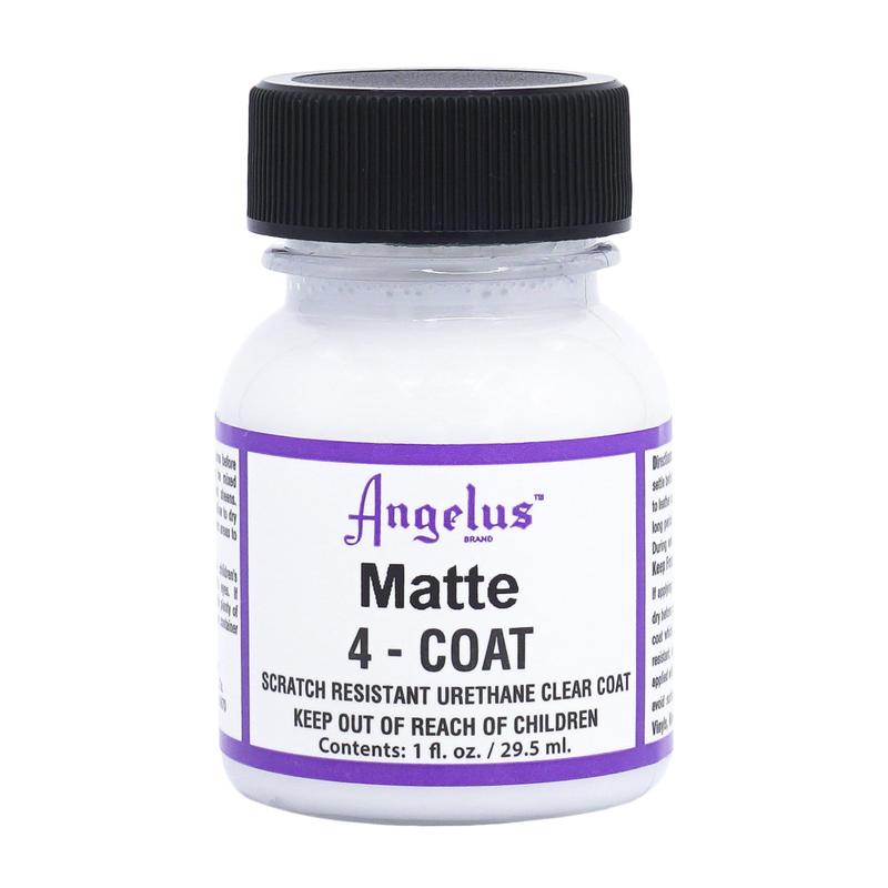 Angelus Matte 4-Coat, Scratch Resistant Urethane Clear Coat, Clear Coat, Top Coat, Matte