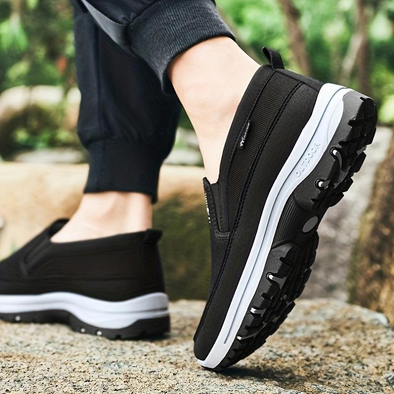 Men's Slip-on Sneakers Loafers - Athletic Shoes - Comfortable And Breathable Walking Shoes