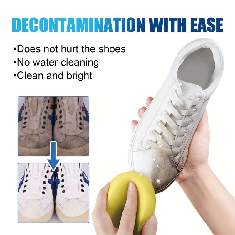 White Shoes Cleaning Cream Suit, Including Brushes and Polishing Cloth-Suitable for Brightening and Protecting White Sneaker, Artificial Leather and Cow Leather Footwear Comfort