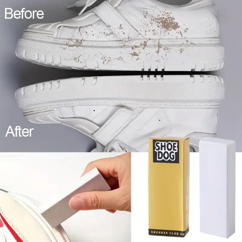 Shoe Care Cleaning Eraser, Portable Sneaker Eraser Wash Free Shoe Stain Cleaner, Rubber Block Shoe Brush Eraser Footwear Leather Comfort Parent Walking Bedroom