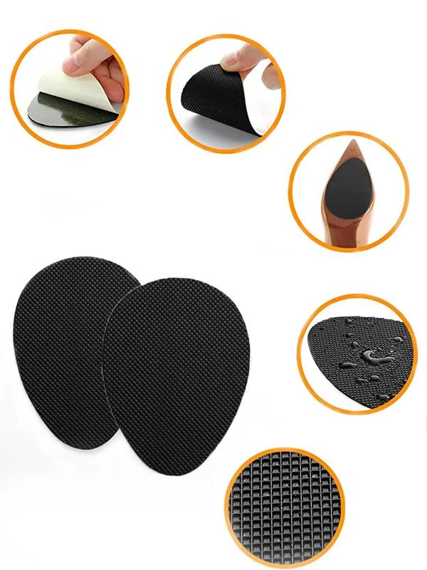 1 Pair Solid Color Anti-slip Shoe Protectors, Heels Protectors, Heels Grips, Professional Shoes Accessories for Women & Men